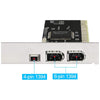 3 Port IEEE 1394 Firewire Card PCI Firewire Adapter IEEE 1394 PCI Controller Card for Desktop PC