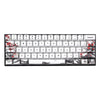 71 Keys Plum Blossom Keycap Set OEM Profile PBT Five-sided Sublimation Keycaps for Mechanical Keyboards