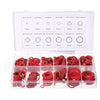 150/600pcs Steel Sealing Washer Assortment Red Flat Ring Washer Gaskets Fitting Gasket