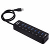 Bakeey USB3.0 7 Port HUB Fast Charge USB Charger for Samsung Xiaomi Huawei