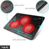 Laptop Cooling Pad - Laptop Cooler - HV-F2056 - 15.6"-17", Portable USB Powered (3 Fans) - Red LED