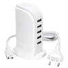 5 Port USB Adapter 30W 6A Travel Wall Rapid Charger Station Hub Phone Tablet