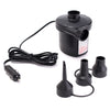 Electric 240V/12V Car Auto Air Pump Inflator with 3 Nozzles AirBed Mattress Boat