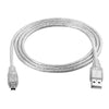 121Cm USB 2.0 Male to Firewire Ieee 1394 4 Pin Male Adapter Cable for Digital Devices