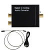 Digital to Analog Audio Converter Adapter 24-Bit S/PDIF L/R Audio Converter Adapter