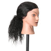 48cm 100% Human Hair Hairdressing Mannequin Head