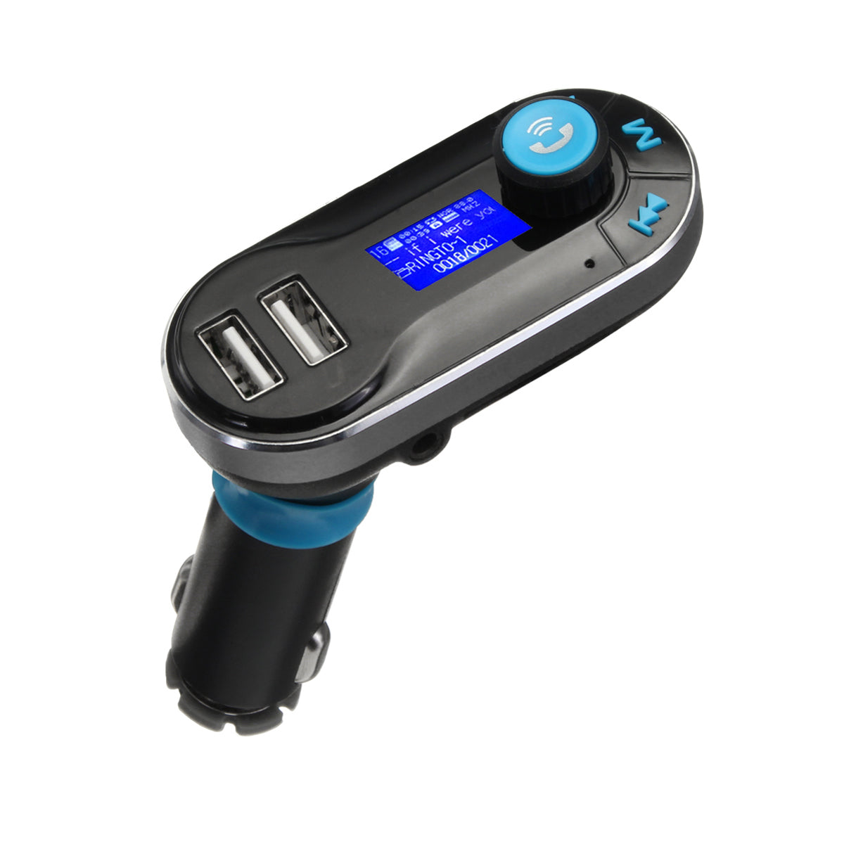BT66 Bluetooth Car Kit MP3 Player FM Transmitter LCD Dual USB Charger + Remote