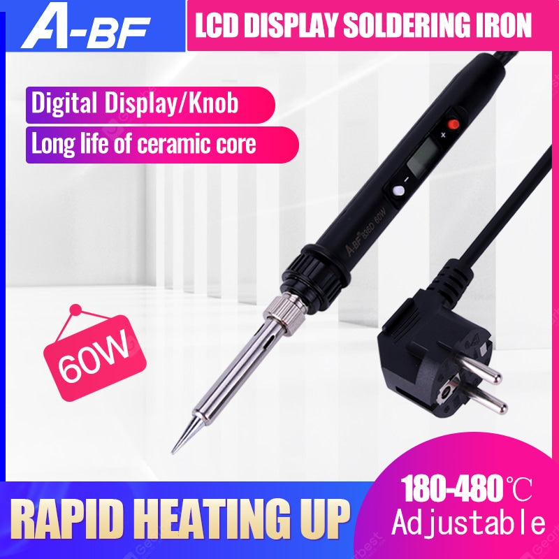 A-BF 836D LCD Display Soldering Iron Digital Solder Iron Set Temperature Adjustable Welding Tools