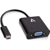USB Video Adapter USB-C Male to VGA Female, Black
