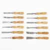 12Pcs Professional Woodworking Detail Chisel Wood Carving Hand Chisel Tool Set