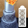 Damask Lace Border Cake Side Cupcake Stencil Sugarcraft Decoration Baking Mould