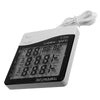 Digital LCD Electronic Thermometer Humidity Meter Clock Hygrometer Temperature