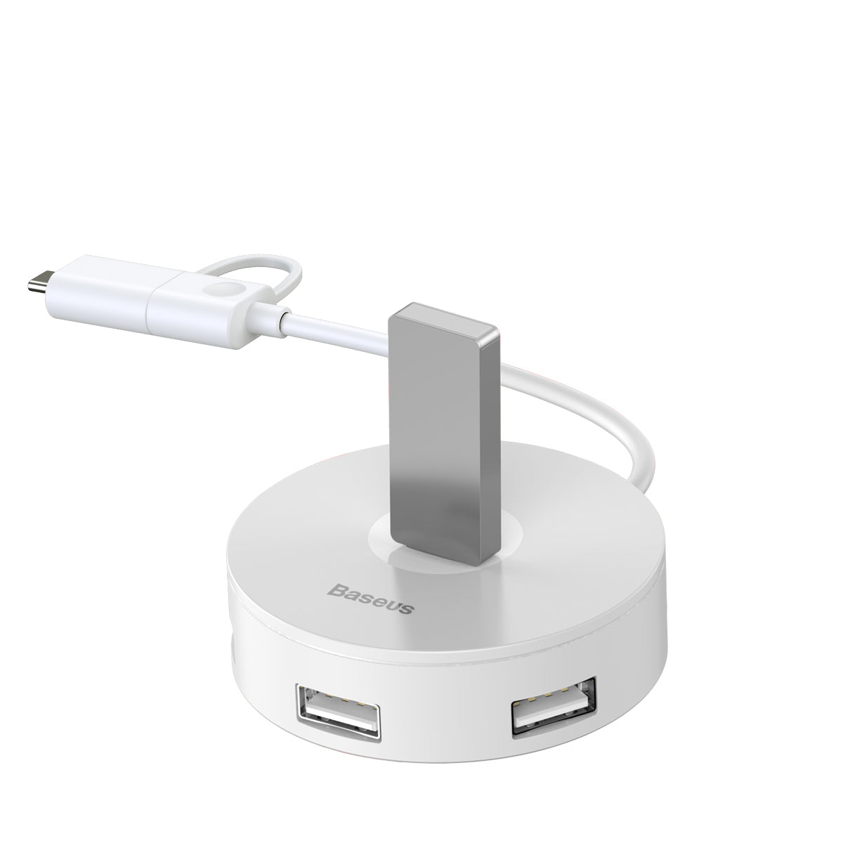 Baseus Round Box HUB Adapter Dock High Speed Type C HUB USB 2.0 Splitter Expander for MacBook Pro Huawei Mate