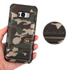 Camouflage Wallet Card Slots Protective Case For Samsung Galaxy S8 Plus
