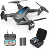 Deerc Drone with Camera for Adults 1080P FHD FPV Live Video Gravity Control Altitude Hold with Carrying Case 2 Batteries Double the Flight Time