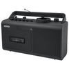 Jensen MCR-250 Portable AM/FM Radio Cassette Recorder/Player Black