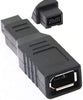 Firewire Adapter,1394A 6 Pin Female to 1394B 9 Pin Male IEEE 400 to 800 Data Transfer Adapter Converter
