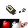 Mini Portable USB Rechargeable COB LED Flashlight Key Chain Torch Work Light Outdoor Camping Lamp