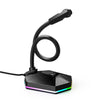 RGB Computer Microphone Wired Microphone Gaming Microphone Desktop Laptop USB Microphone for Podcast Video Game