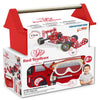 Red Toolbox Kids 7Pc Tool Set and Car Engineering Kit, Includes Hand Tools, Toolbox, and Kit