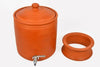TERRA COTTA Natural Fridge Clay Water Pot with Steel Tap 7 Liters Water Dispenser , Water Storage Pot , Drinking Water Natural Cooling Water Pot