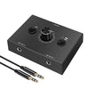 3.5Mm Stereo Audio Switch Audio Switcher Passive Speaker Headphone Manual Selector Splitter Box Audio Sharing