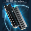 M.2 SSD Heatsink for PC NVME 2280 SSD Double-Sided Heat Sink Heat Dissipation with Dual Thermal Silicone Cooling Pads