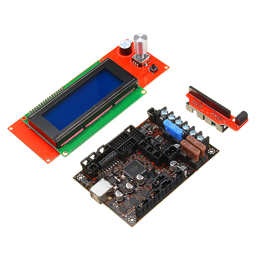 Einsy Rambo 1.1a Mainboard + 2004 LCD Display For Prusa i3 MK3 With 4 Trinamic TMC2130 Control 4 Mosfet Switched Outputs 3D Printer Part
