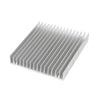 Silver Tone Aluminium Chipset Heat Diffuse Heatsink Cooling Fin 120X100X18Mm
