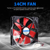 PC for Case Cooling Fan CPU Cooler Radiator 12V 140Mm Computer for Case Fans CPU