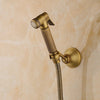 Bidet Faucet Antique Copper Toilet Handheld bidet Sprayer Self-Cleaning Brass- 1pc