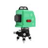 3D 12 Line Laser Level Green IP54 Self Leveling 360 Rotary Cross Measure Tool