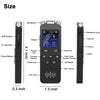 Mini Voice Recorder -  16 GB Digital Voice Activated Recorder, Sound Audio Recorder with Strong Magnetic, 192 Kbps, Long Lasting Battery, 192Hrs Recording, for Lectures, Meetings, Interviews