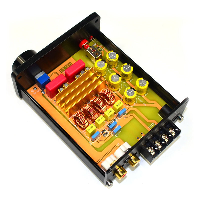 YJHiFi Mini TPA3116 2.0 Class D Fever Digital Power Amplifier 2x50W Amp (Black)