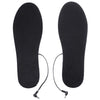 1 Pair Winter USB Heated Insoles Electric Heating Warm Sliceable Carbon Fiber Heating Insole