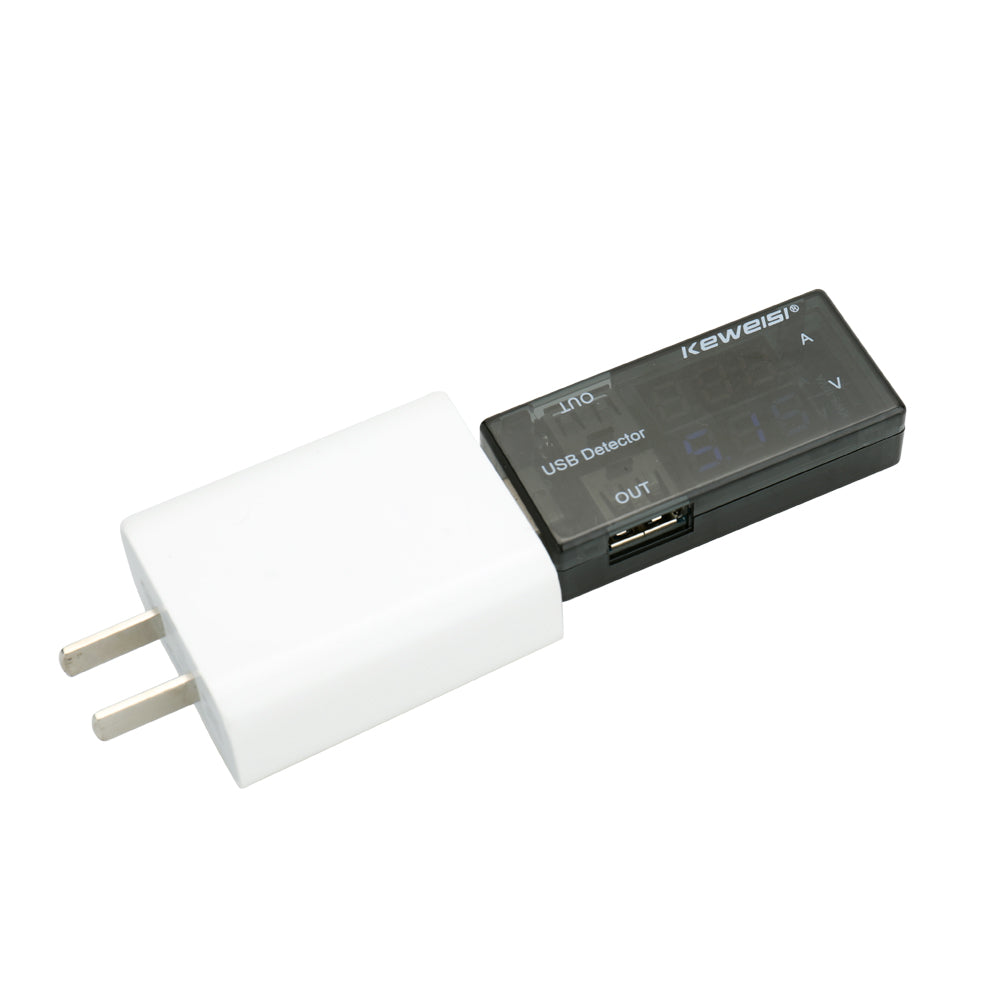 Bakeey USB Charging Detector Dual Meter Display Current Voltage Tester Power Adapter Voltmeter Ammeter