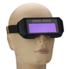 Solar Powered Auto Darkening Welding Mask Helmet Eyes Goggle Two-way Glasses