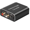 Analog to Digital Audio Converter,Stereo L/R and 3.5Mm to Digital Toslink Coaxial Audio Adapter for HDTV SPDIF