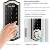 Smart Deadbolt,  Keyless Entry Door Lock for Front Door with Keypad, Bluetooth Smart Locks Work with Alexa, Auto Lock, Digital Code Lock Support Google Home