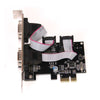2 Port RS232 PCI for Express Serial Card PCI for Express to Industrial RS232 COM Port Adapter for POS Equipment Security