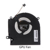 CPU GPU Fan Laptop Cooling Fan DC 12V 0.5A 4-Pin 4-Wires for HPOMEN 15-EK 15-EN M04215-001 M04216-001 Laptop Part