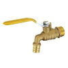 TMOK 1/2 3/4" 501 Brass Water Faucet Tap Lever Handle Quick Opening with Ball Valve for Hot Water"