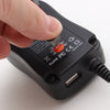 Universal 3/4.5/5/6/7.5/9/12V Voltage Converter Power Adapter Supply with USB Port EU Plug