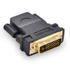HDMI Female to DVI Male 24+1 Audio Video Adapter Plug for High Definition Video