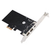 PCI-E 3 Ports 1394A 1394B Firewire Expansion Card Pci-Express Controller Card (2 * 6 Pin + 1 * 4 Pin) for Desktop PC