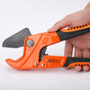 PVC Pipe Cutter 63mm Aluminum Alloy Body Ratchet Scissors Tube Cutter PVC/PU/PP/PE Hose Cutting Hand Tools