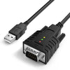 Drivergenius USB232A-B Professional USB to Serial Adapter Cable with 3 X LED Indicators Compatible with Windows 11 & Macos