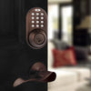 Keyless Entry Deadbolt and Lever Handle Door Lock Combo Pack with Electronic Digital Keypad Oil Rubbed Bronze