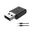 USB Bluetooth 5.0 Transmitter Receiver, 2-In-1 Wireless Bluetooth Audio Adapter for Home Stereo/Car/Laptop/Pc