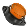 LED Light Clearance Front Rear Side Marker Indicator Lamp Round Outer Display Width Light
